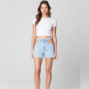 NWT Size 27 BLANK NYC THE REEVE IN STAY PUT DENIM SHORTS